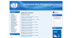 Desktop Screenshot of gymnasium-pasewalk.de
